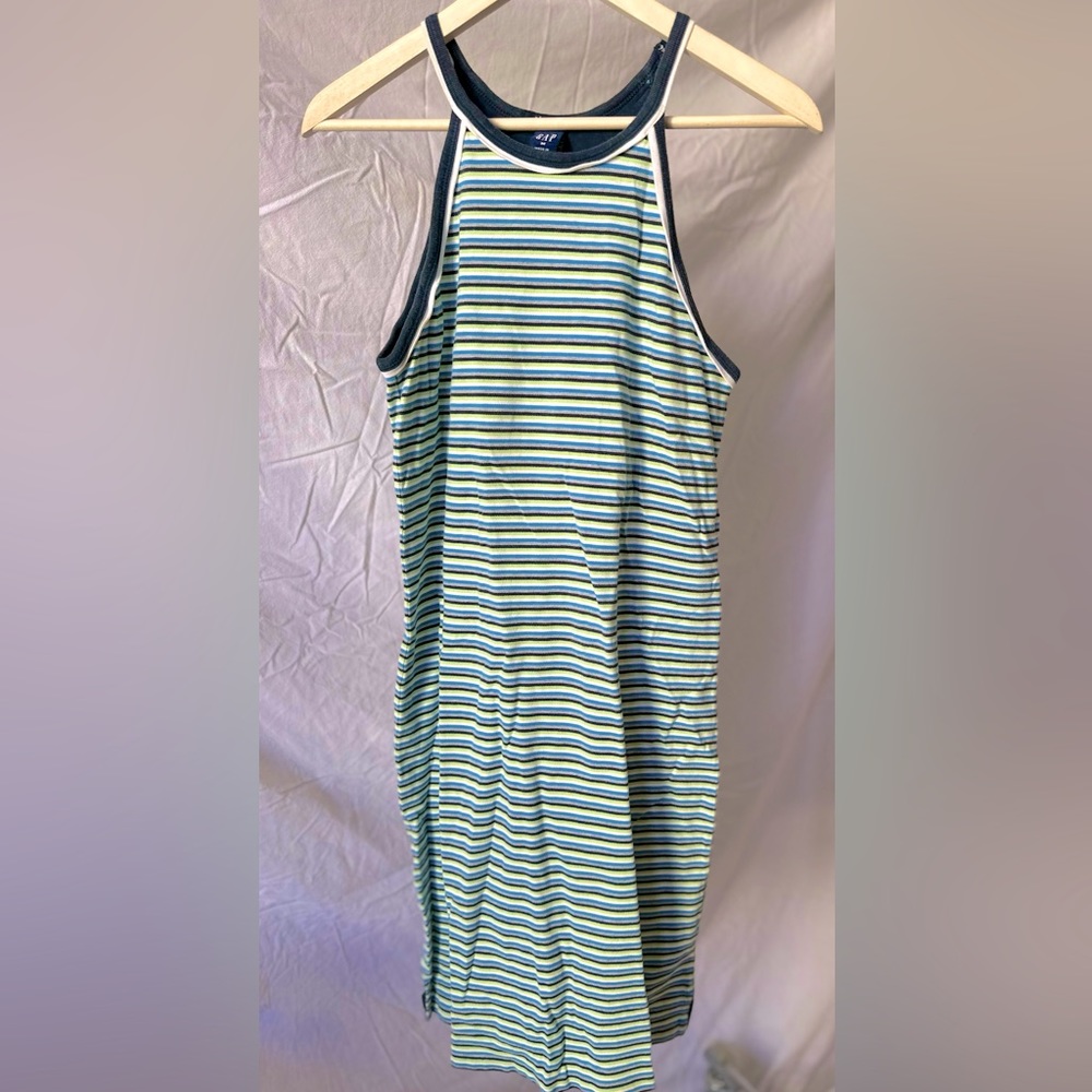 Genuine late 90’s early 00’s Y2K swag cotton striped dress from the GAP